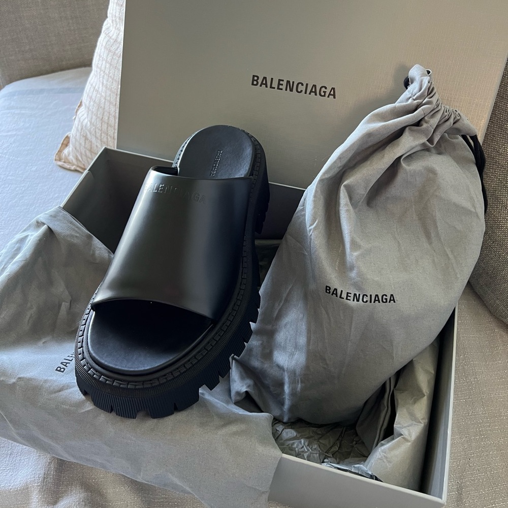 Balenciaga Tractor Platform Slide Sandal
